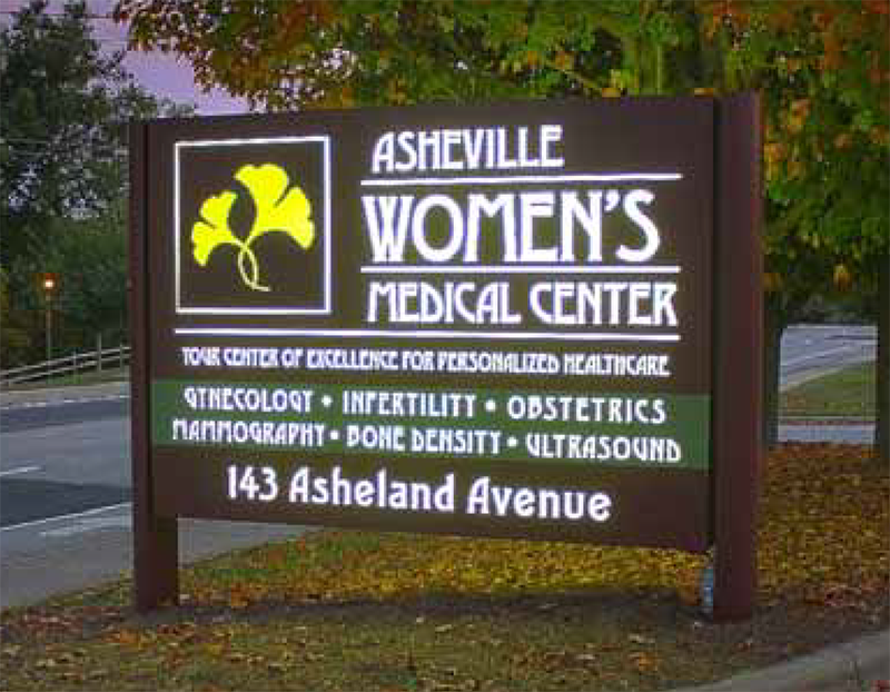 Asheville Women’s Medical Center signage